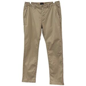 UNTUCKit Men’s Tan Flat Front‎ Straight Fit Chino Pants   Sz 34x30